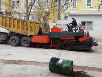 Αποκατάσταση οδοστρώματος στο Ψυχιατρικό Νοσοκομείο Αττικής Δρομοκαΐτειο