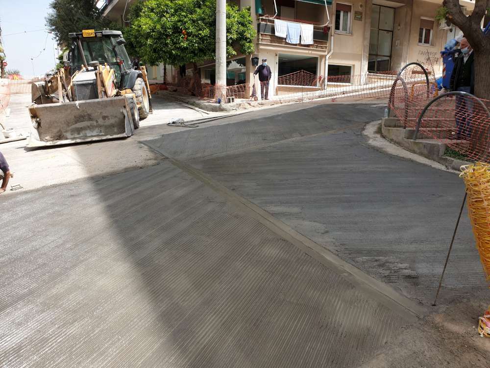 Ανακατασκευή δρόμων μεγάλης κλίσης στον Δήμο Ζωγράφου