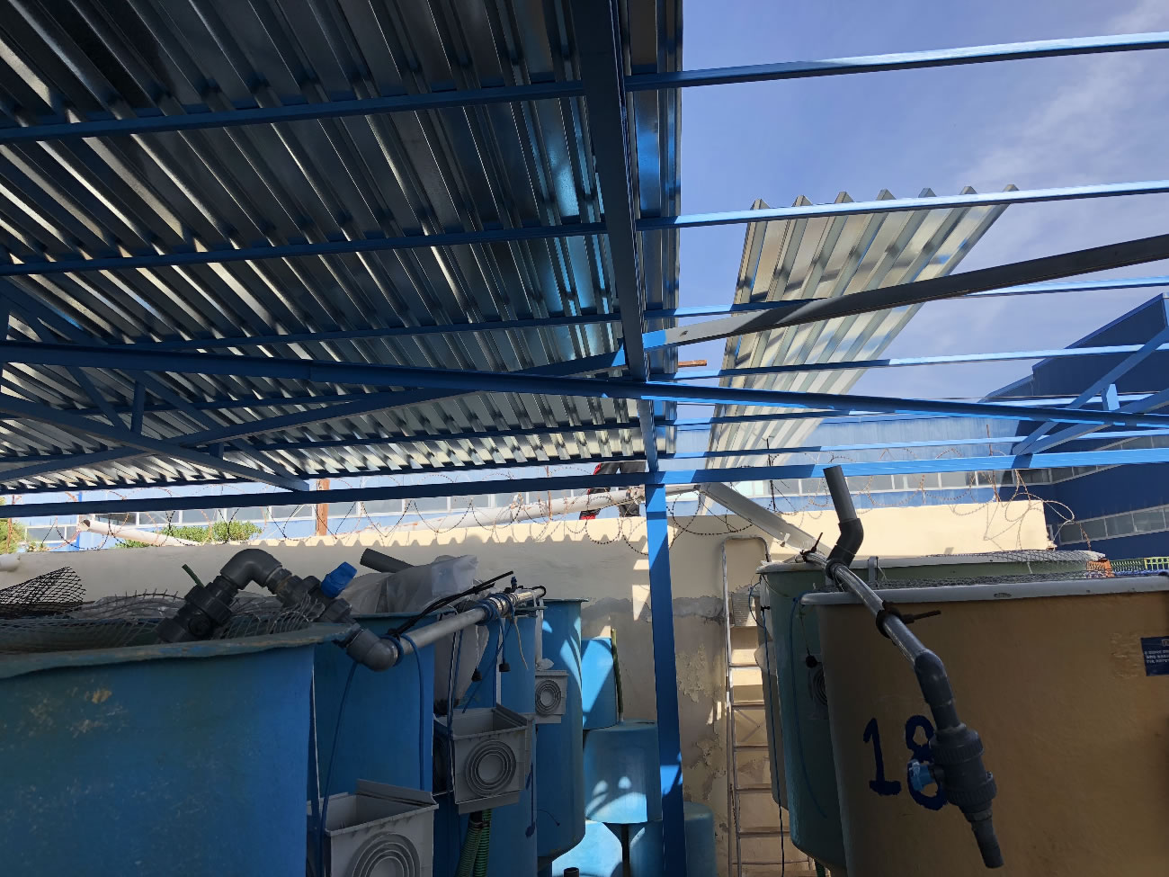 Κατασκευή νέου στεγάστρου στις εγκαταστάσεις του Κέντρου Θαλασσίων Ερευνών